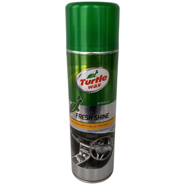 Turtle Wax Fresh Shine Interior Spray Silicon Bord New Car 500ML FG7625